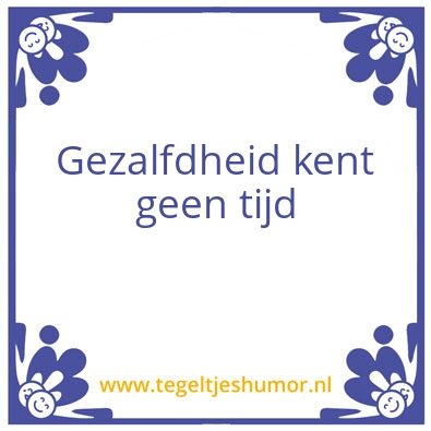 Tegeltje: zalf