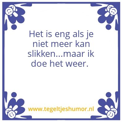 Tegeltje: S