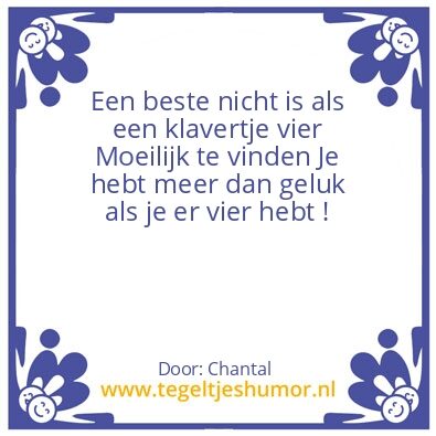 Tegeltje: Nichten