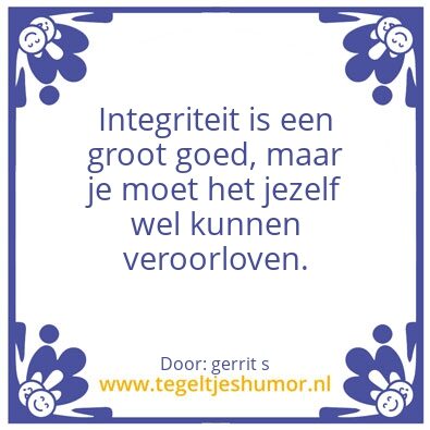 Tegeltje: Ik ben Gerrit