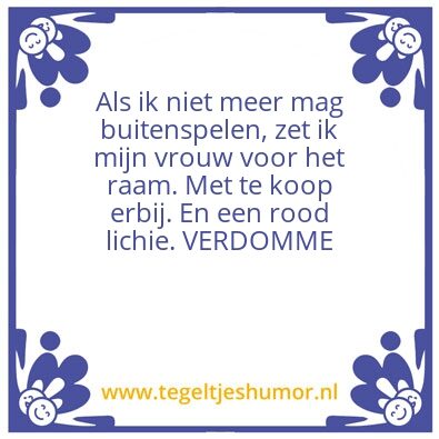 Tegeltje: Pis
