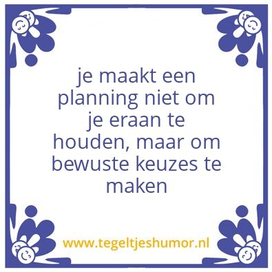 Tegeltje: plannen (2)