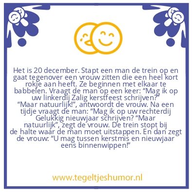 Tegeltje: Tussen kerst en oud en nieuw