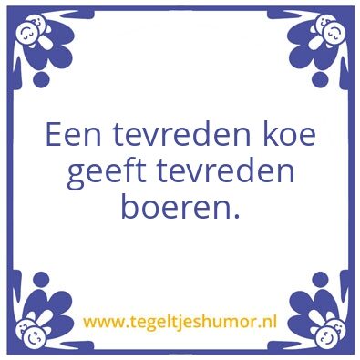 Tegeltje: Leuk