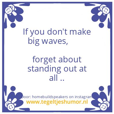 Tegeltje: Waves