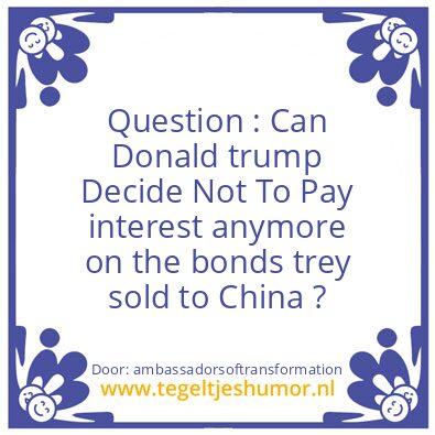 Tegeltje: Bonds