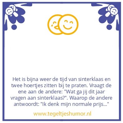 Tegeltje: Sinterklaas