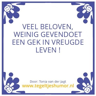 Tegeltje: BELOVEN