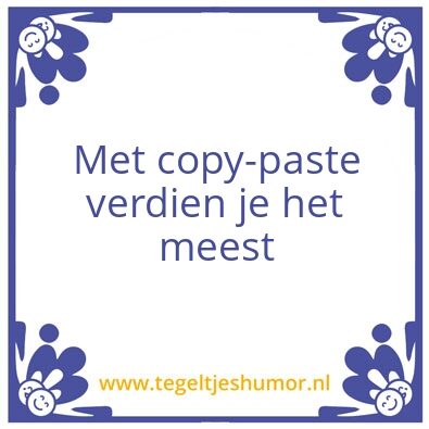 Tegeltje: consultants wijsheid