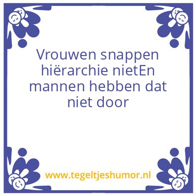 Tegeltje: Wijs
