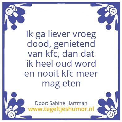 Tegeltje: Tegeltje