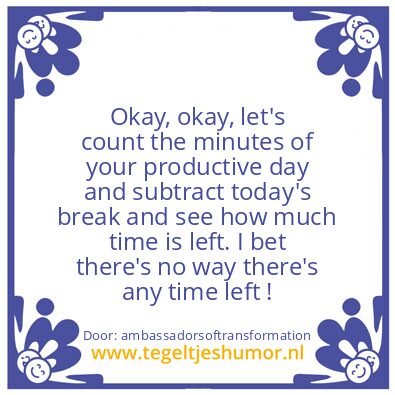 Tegeltje: Your input ? Your effort ?