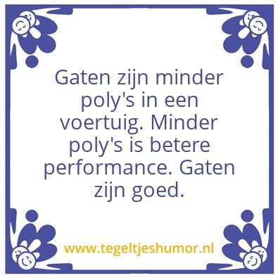 Tegeltje: Poly