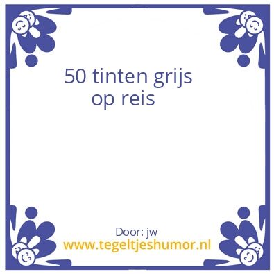 Tegeltje: humor