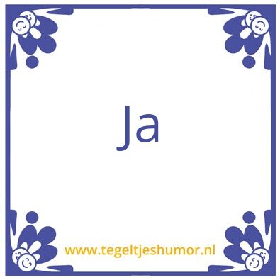 Tegeltje: Ik kan het