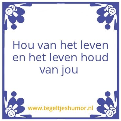 Tegeltje: liefde