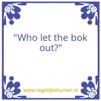 Tegeltje: Boj