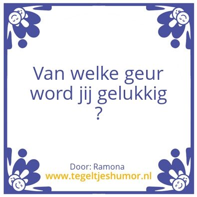Tegeltje: Vraag van Vandaag