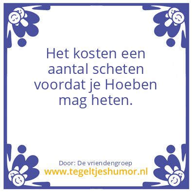 Tegeltje: H en y
