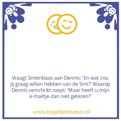 Tegeltje: Sinterklaas