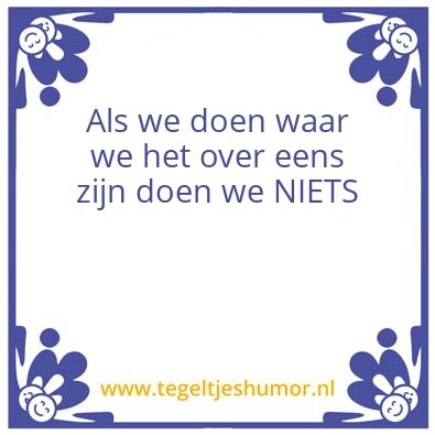 Tegeltje: productief
