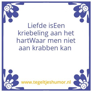 Tegeltje: Hart