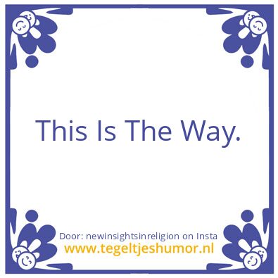 Tegeltje: Acting in your best interest.
