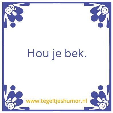 Tegeltje: Tegel1