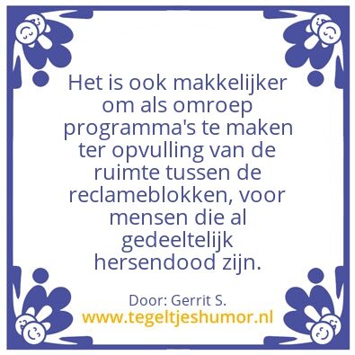 Tegeltje: Ik ben Gerrit.