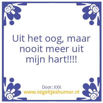 Tegeltje: Xx