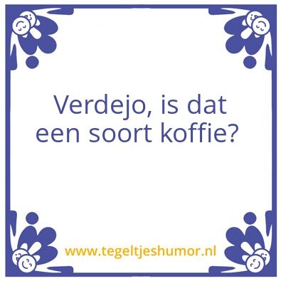 Tegeltje: Verdejo