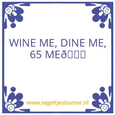 Tegeltje: 65