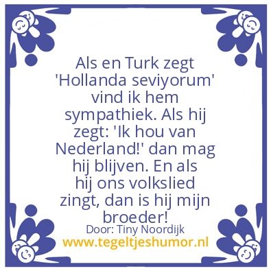 Tegeltje: Medelander