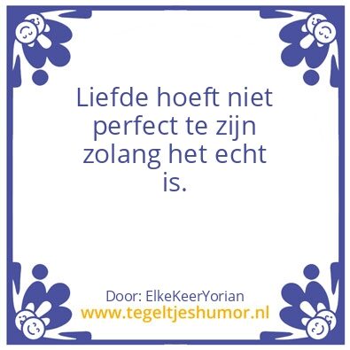 Tegeltje: Liefde