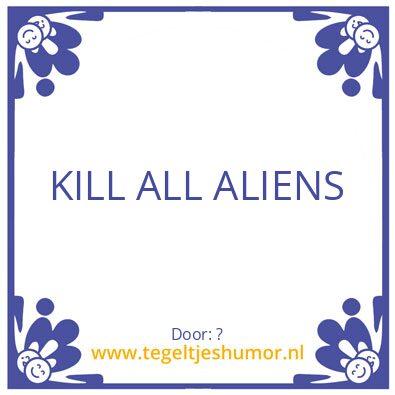 Tegeltje: ?