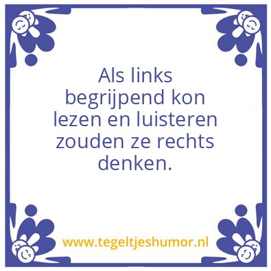 Tegeltje: Waarheid