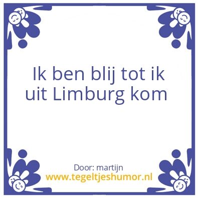 Tegeltje: horst