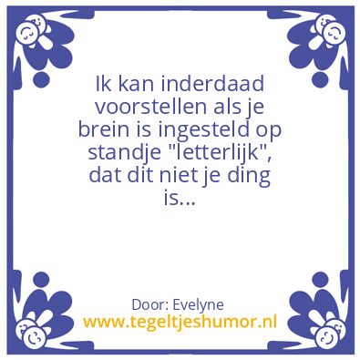 Tegeltje: FML