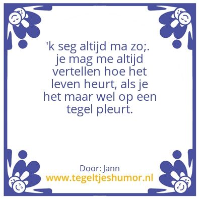 Tegeltje: Jann