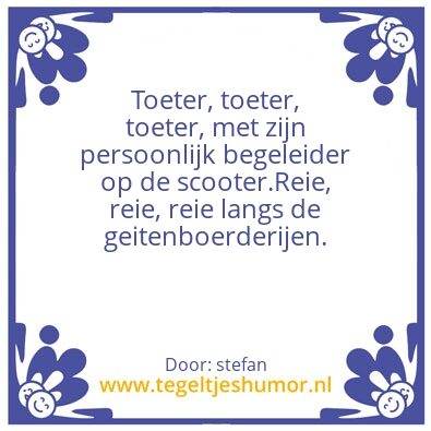 Tegeltje: Sylvestre