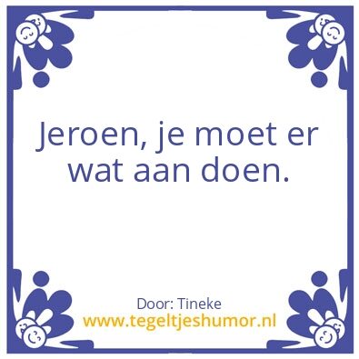 Tegeltje: Moeder.
