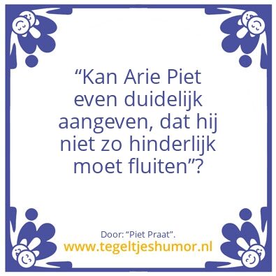 Tegeltje: â€œKan Arieâ€.