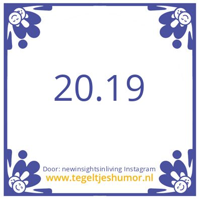 Tegeltje: Yes, you can