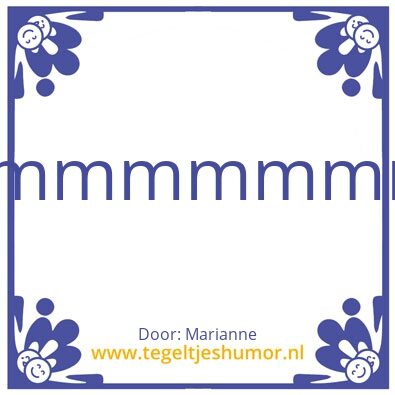 Tegeltje: Nieuwe baan