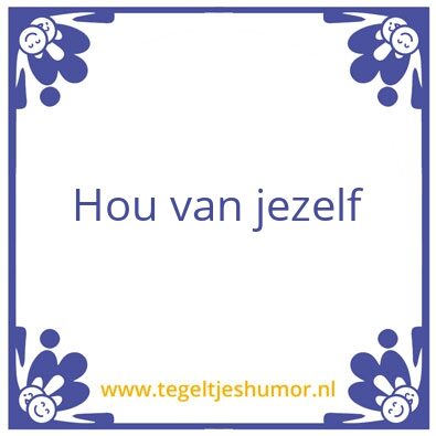 Tegeltje: Tegel
