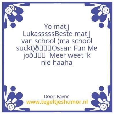 Tegeltje: Kill esol