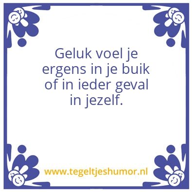 Tegeltje: Geluk3