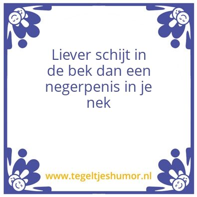 Tegeltje: Hallo