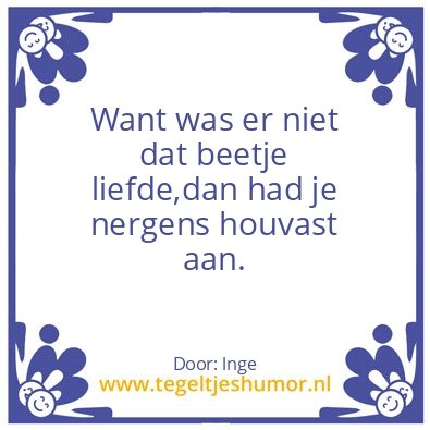 Tegeltje: Liefde