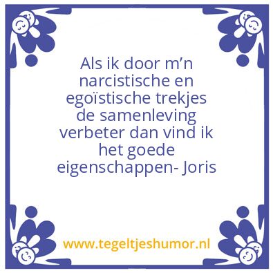 Tegeltje: Tegelwijsheid met Joris Hof